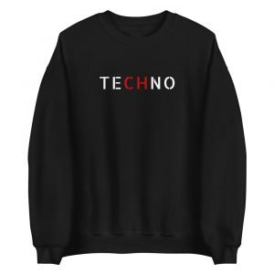 Women techno sweatshirt, techno sweatshirt