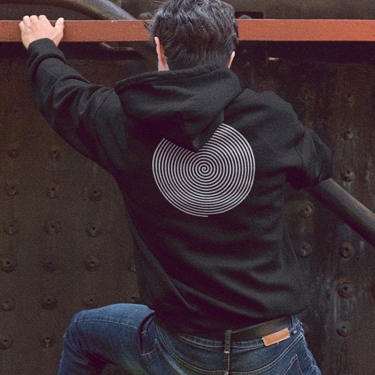 Men Techno hoodie, Techno hoodie