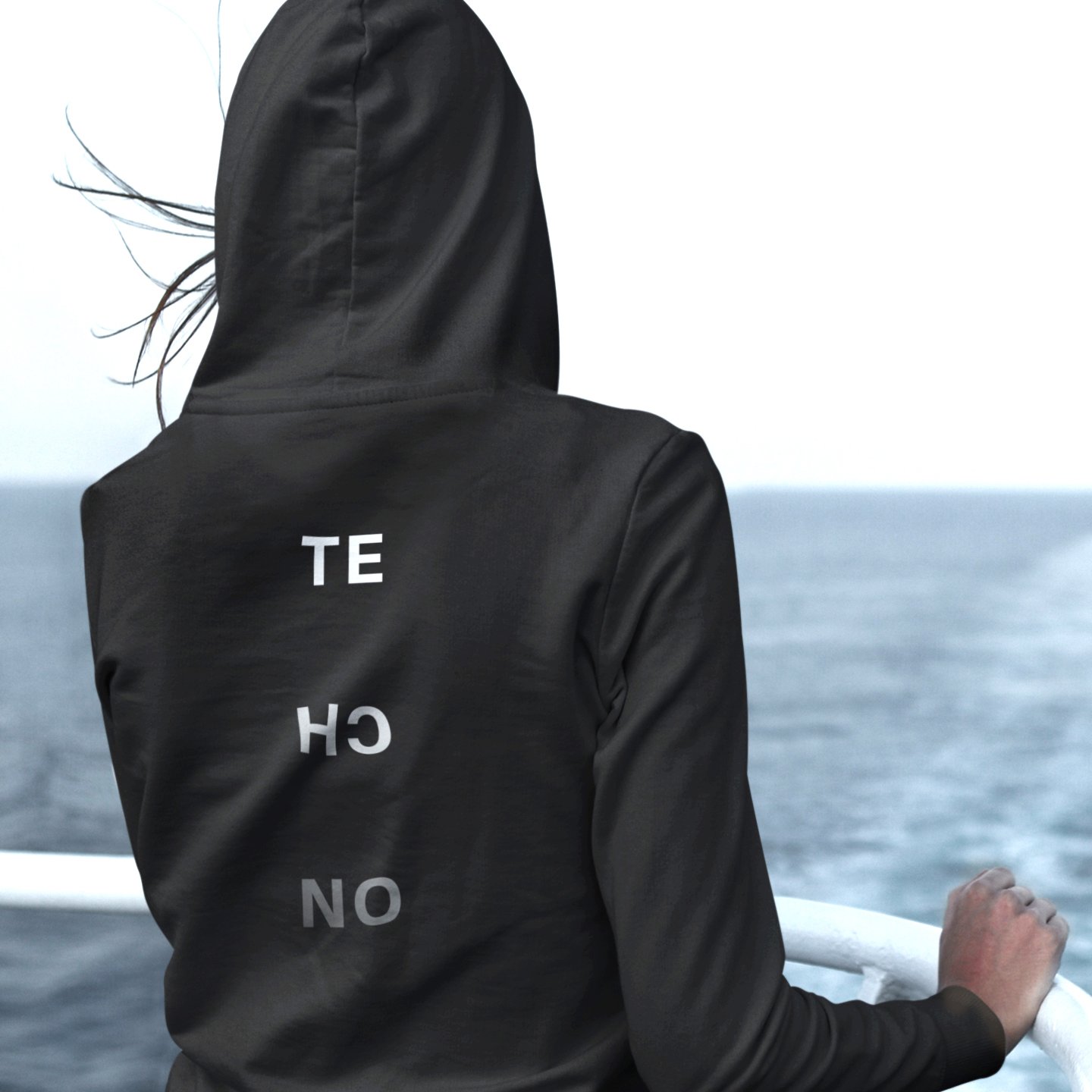 Women Techno hoodie, Techno hoodie