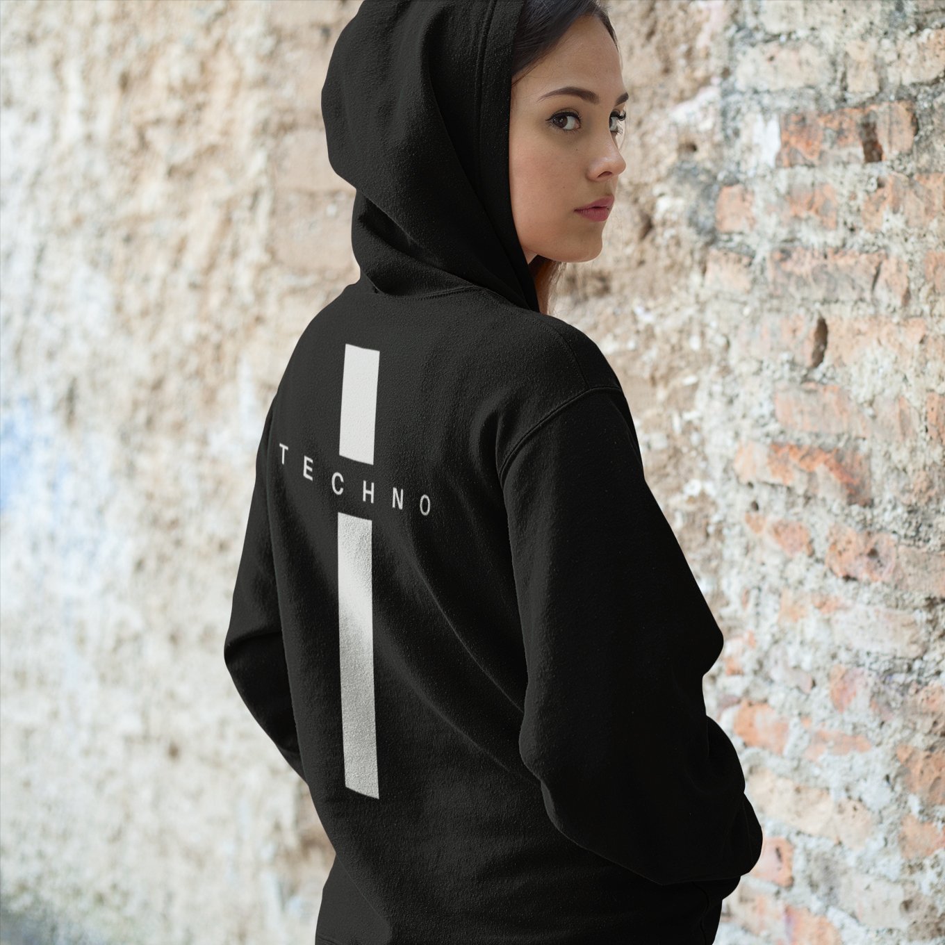 Women Techno hoodie, Techno hoodie