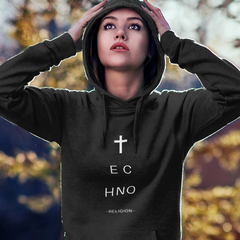 techno religion hoodie, women techno hoodie, techno hoodie