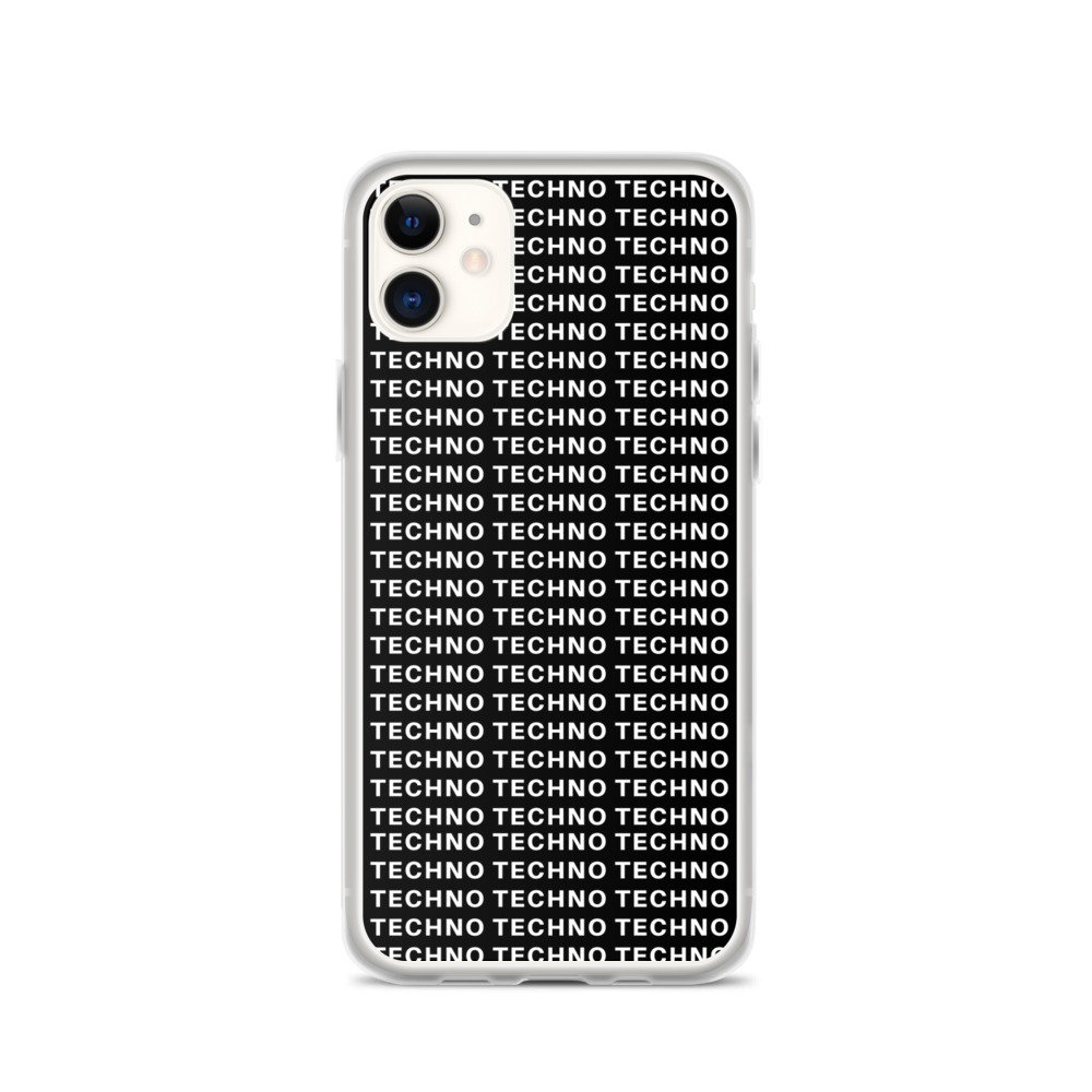 Techno iPhone case, Techno phone case