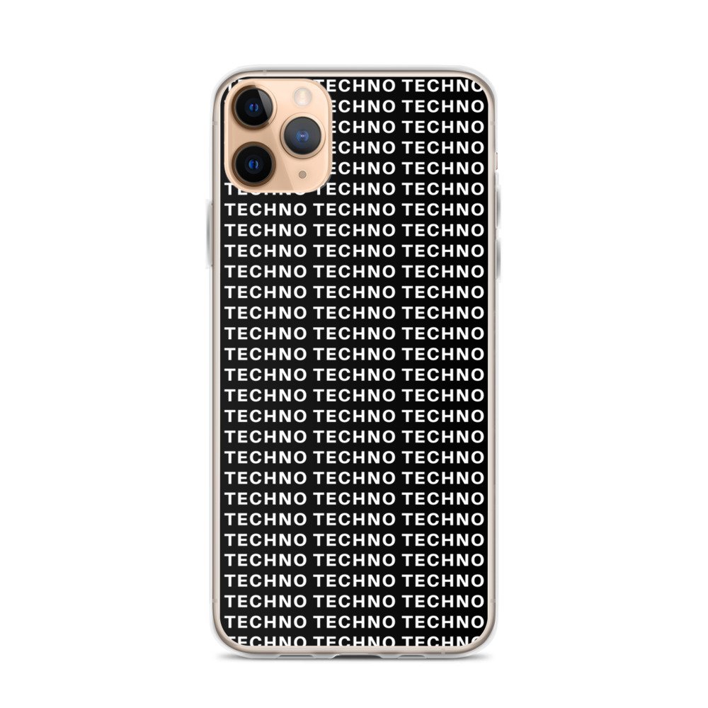 Techno iPhone case, Techno phone case