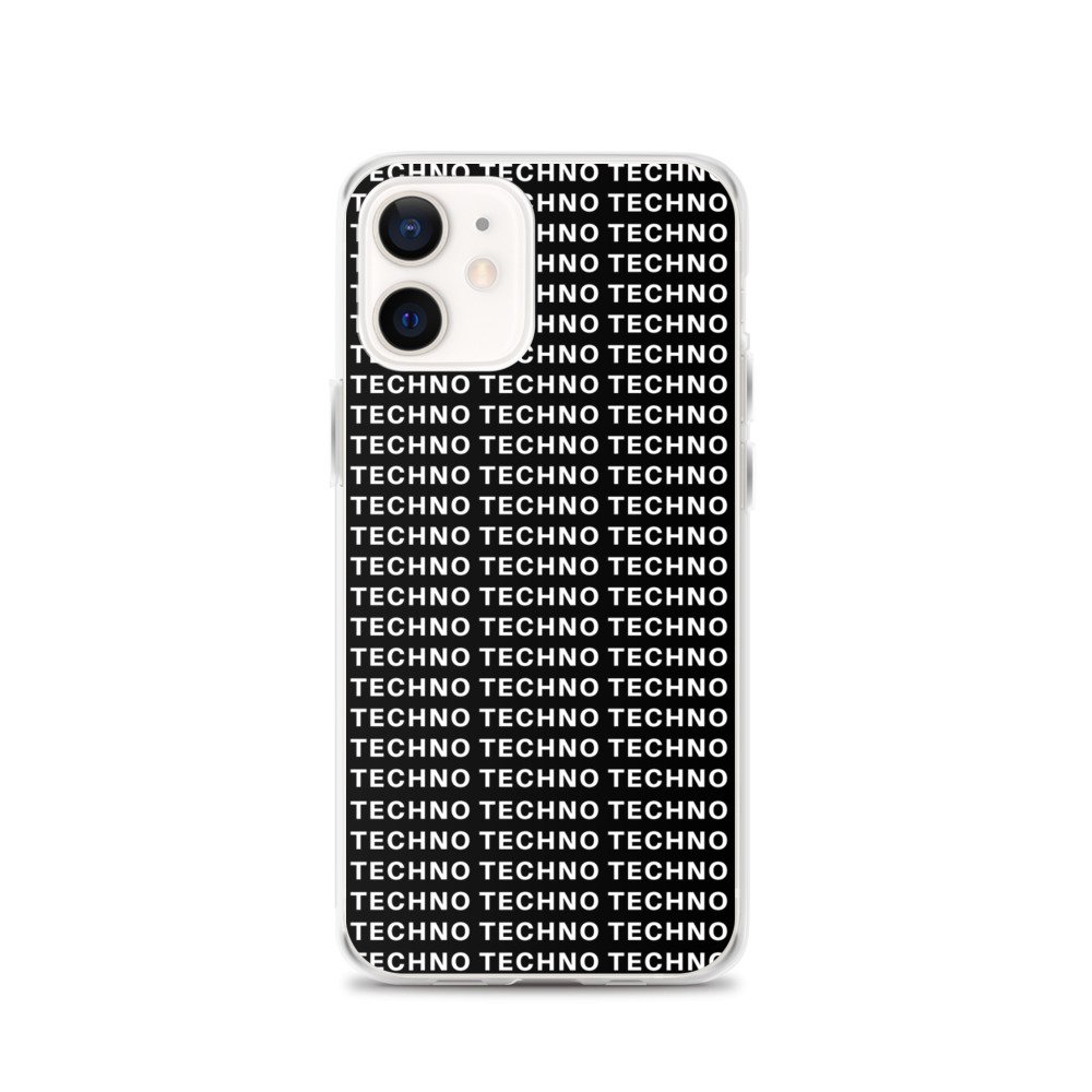 Techno iPhone case, Techno phone case