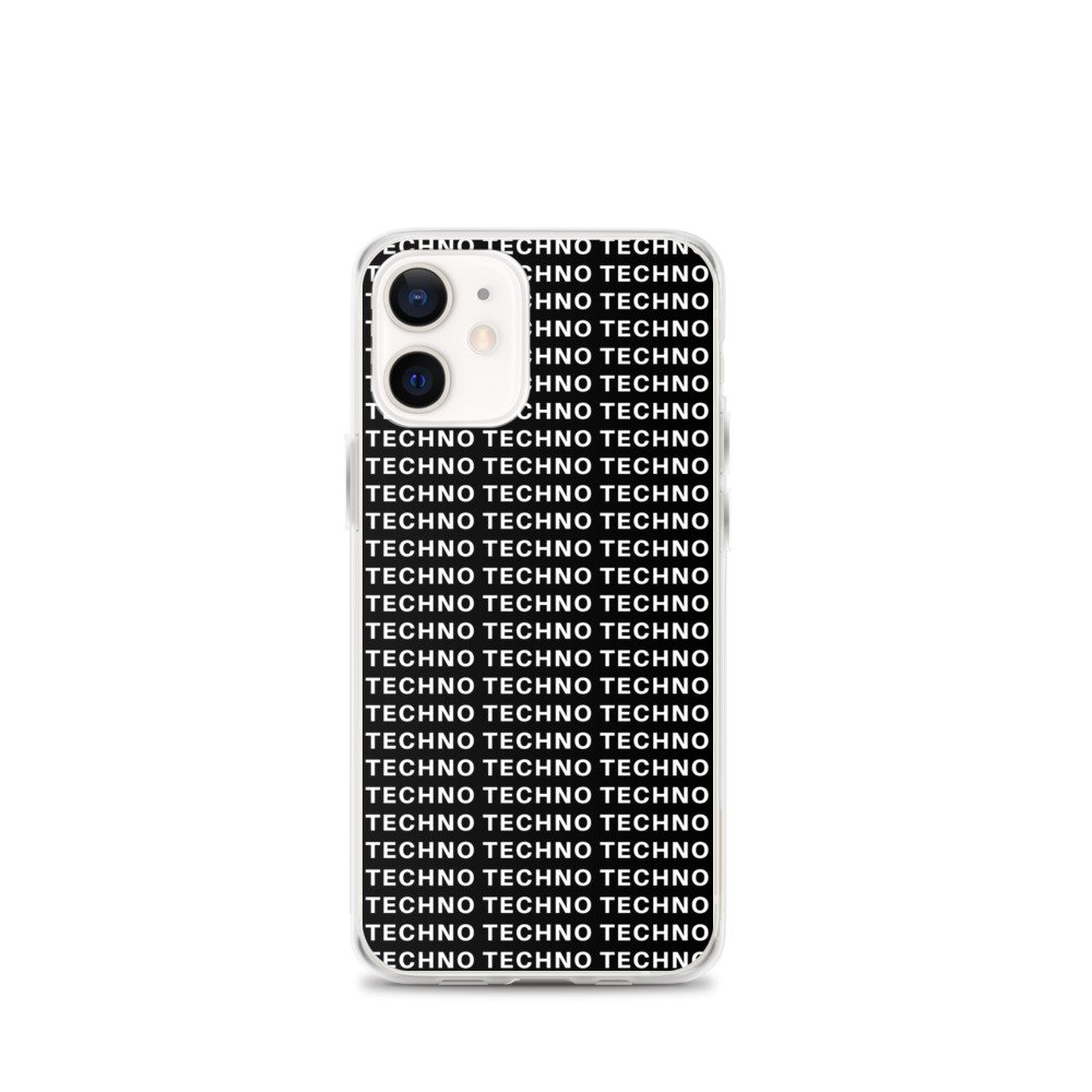 Techno iPhone case, Techno phone case