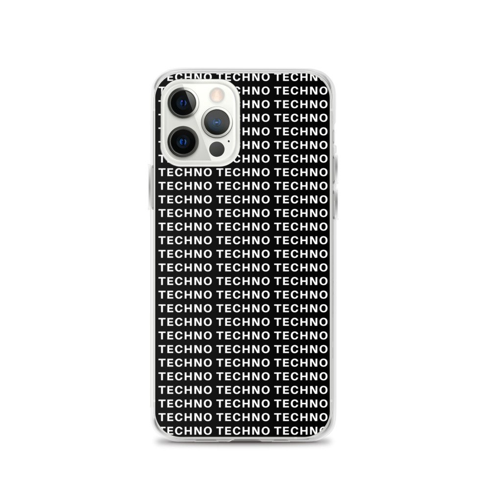 Techno iPhone case, Techno phone case