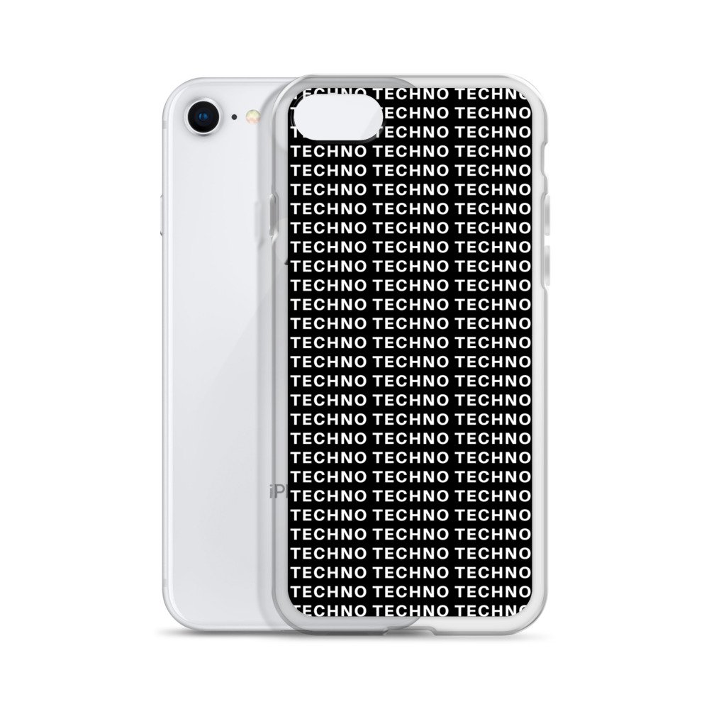 Techno iPhone case, Techno phone case