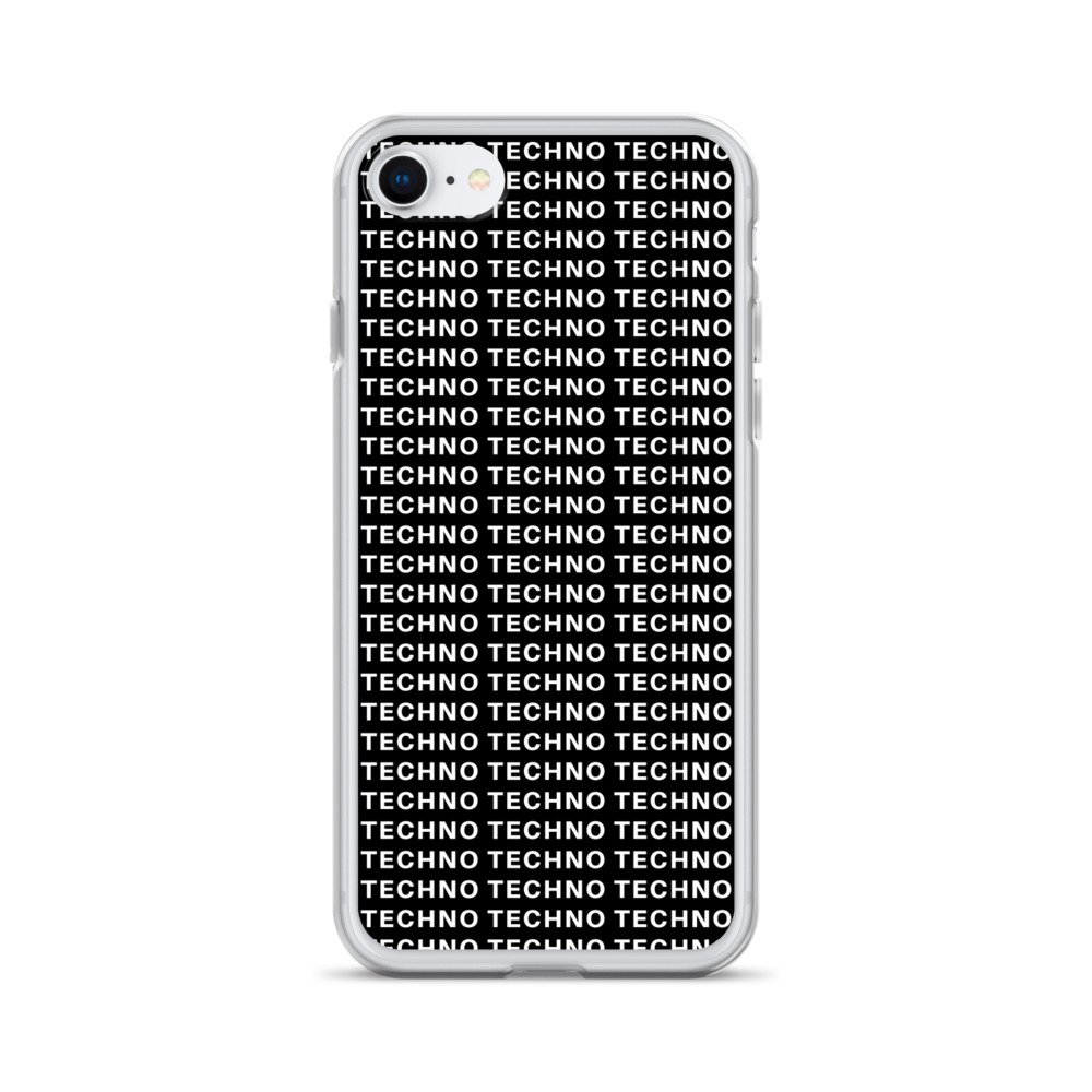 Techno iPhone case, Techno phone case