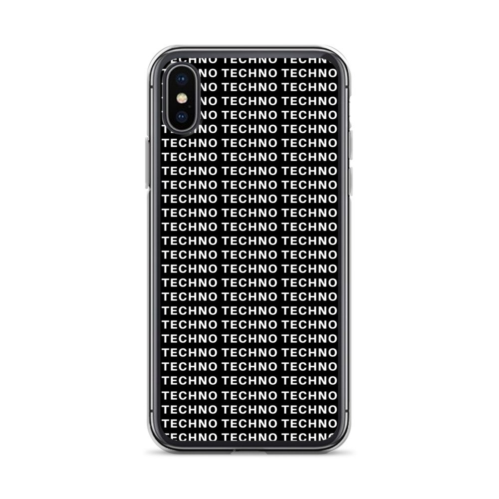 Techno iPhone case, Techno phone case