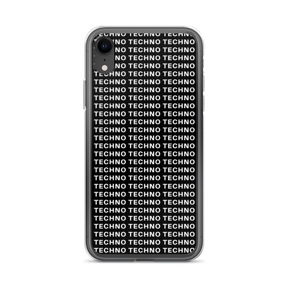 Techno iPhone case, Techno phone case