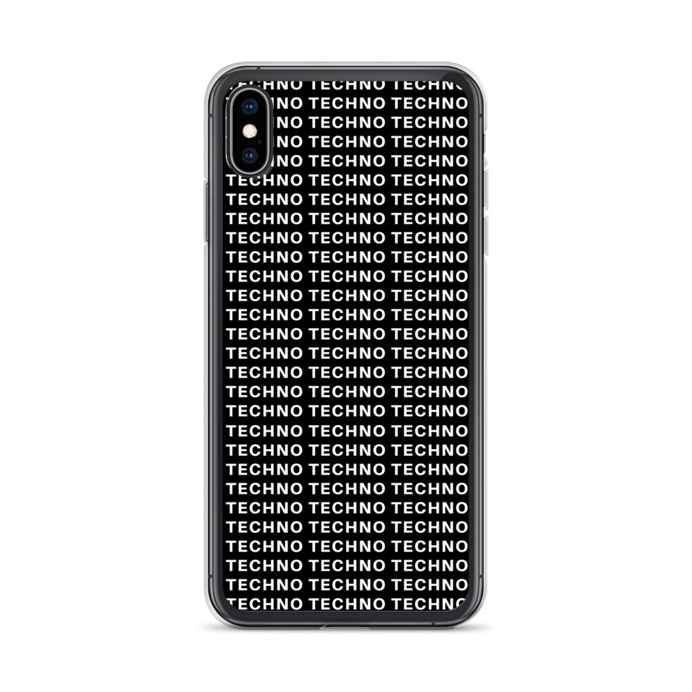 Techno iPhone case, Techno phone case