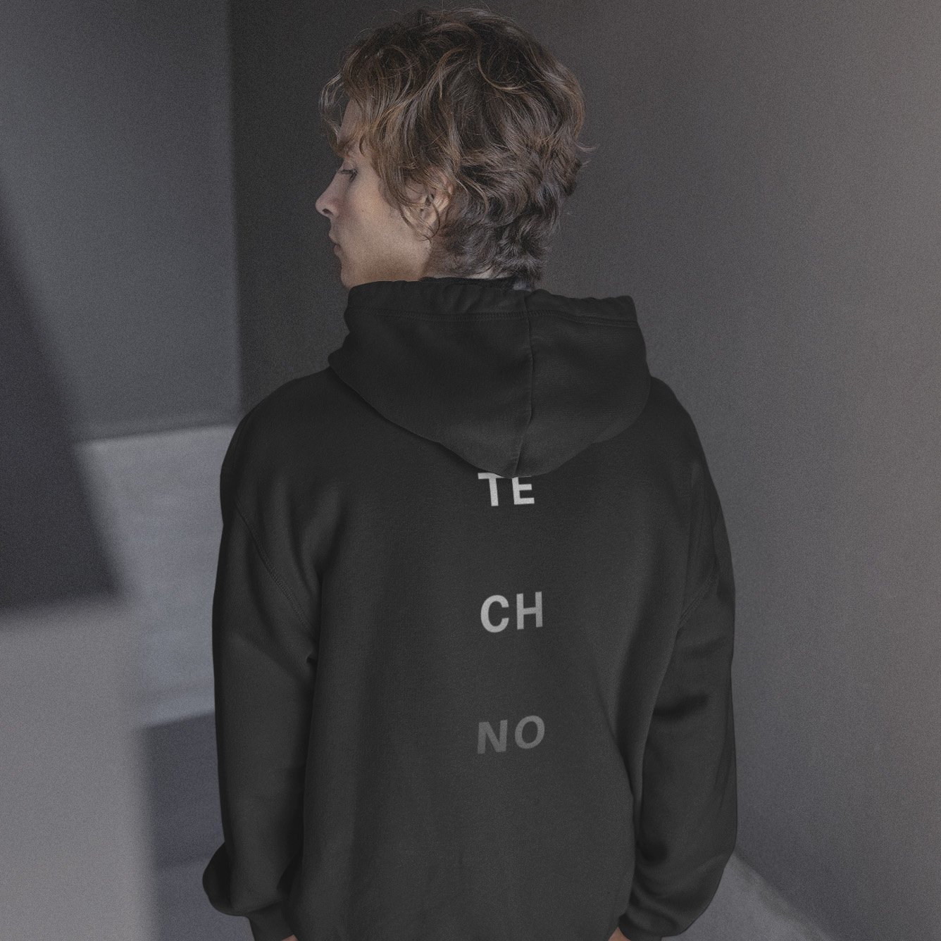 Men Techno hoodie, Techno hoodie