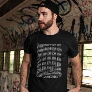 Men Techno t-shirt, Techno T-shirt