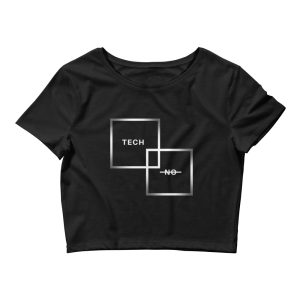 Techno crop top, crop top,