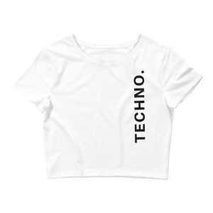 Techno crop top, crop top,