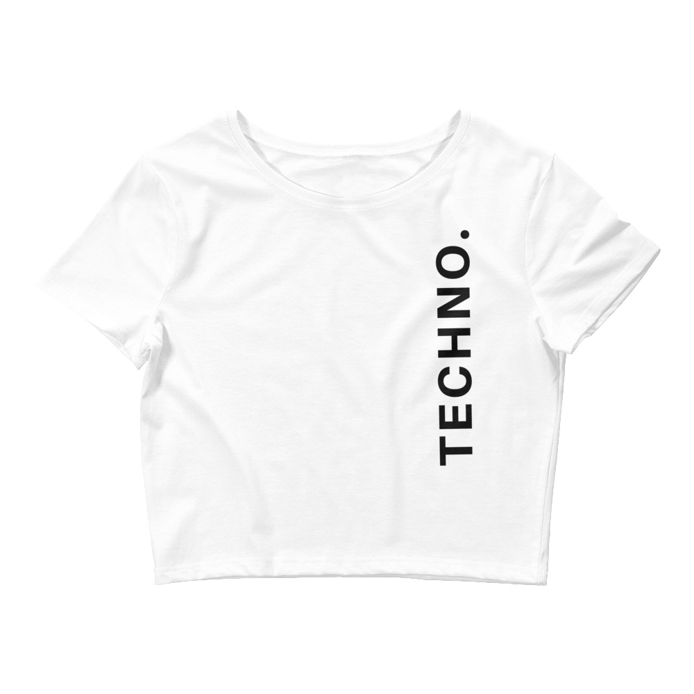 Techno crop top, crop top,