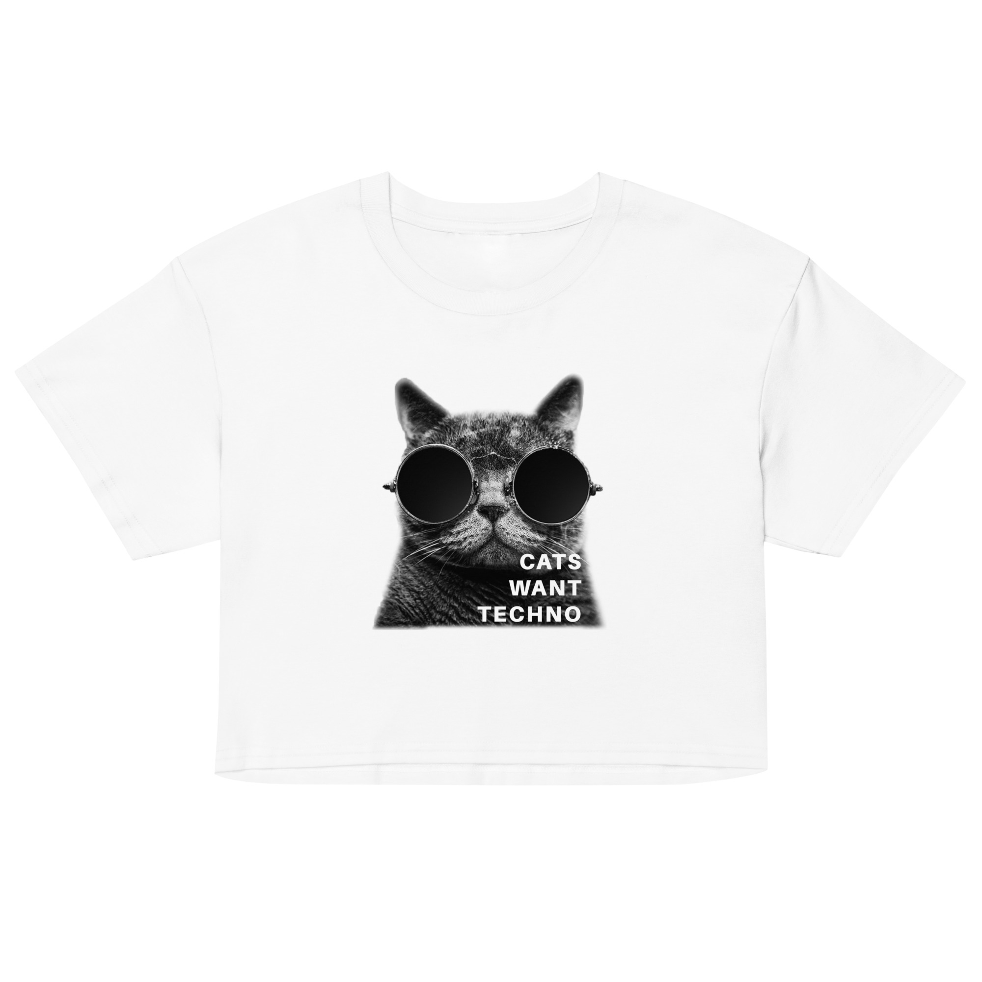 Techno crop top, crop top